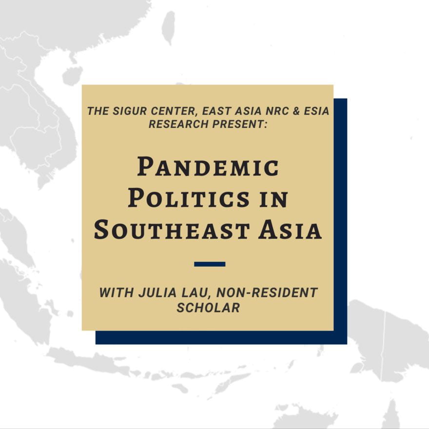 Pandemic Politics in Southeast Asia