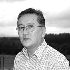 A black and white headshot of Tenzin N. Tethong